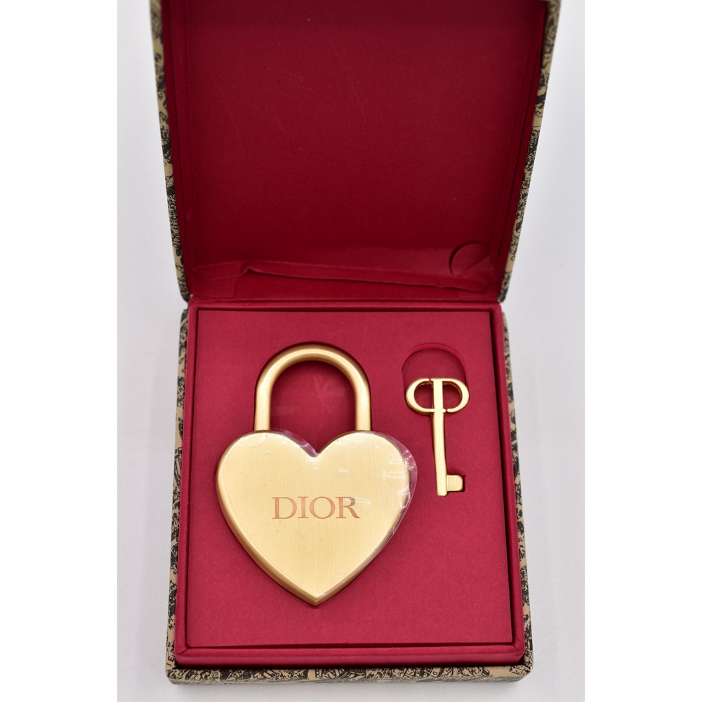 Christian Dior Love Gold Heart Lock & Key Brand Novelty Limited Edition New Box